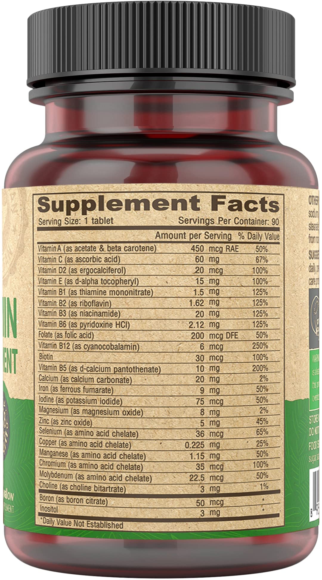 DEVA Vegan Multivitamin bottle and tablets ready for a simple daily routine.