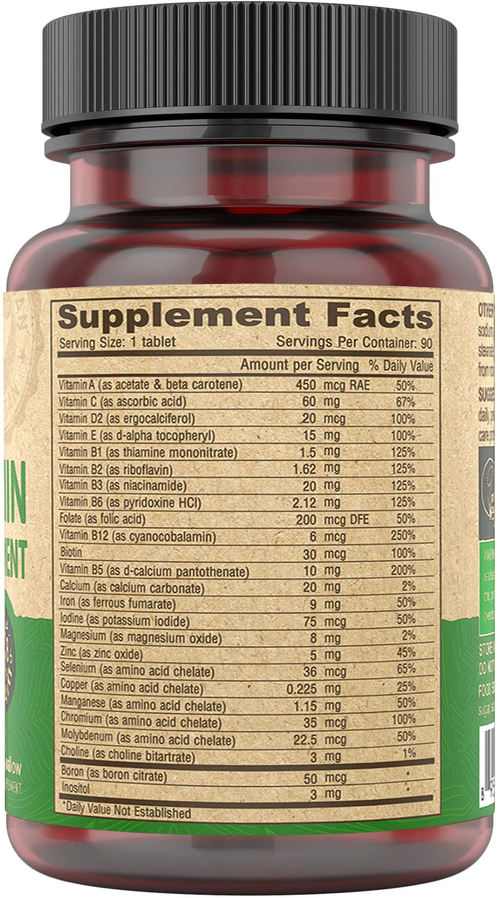 DEVA Vegan Multivitamin bottle and tablets ready for a simple daily routine.