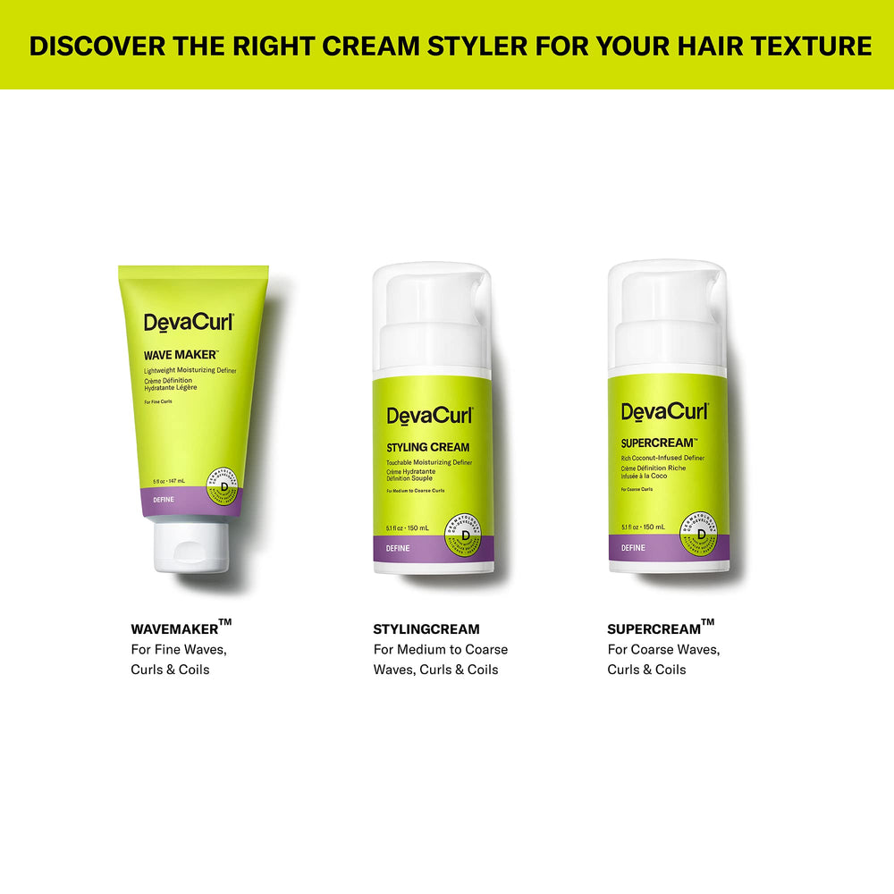 Easy combability and manageability after applying DevaCurl cream