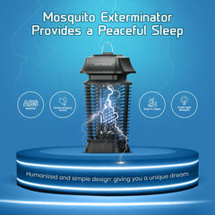 DEVOGUE Electric Bug Zapper IPX4 durability shows weatherproof outdoor performance