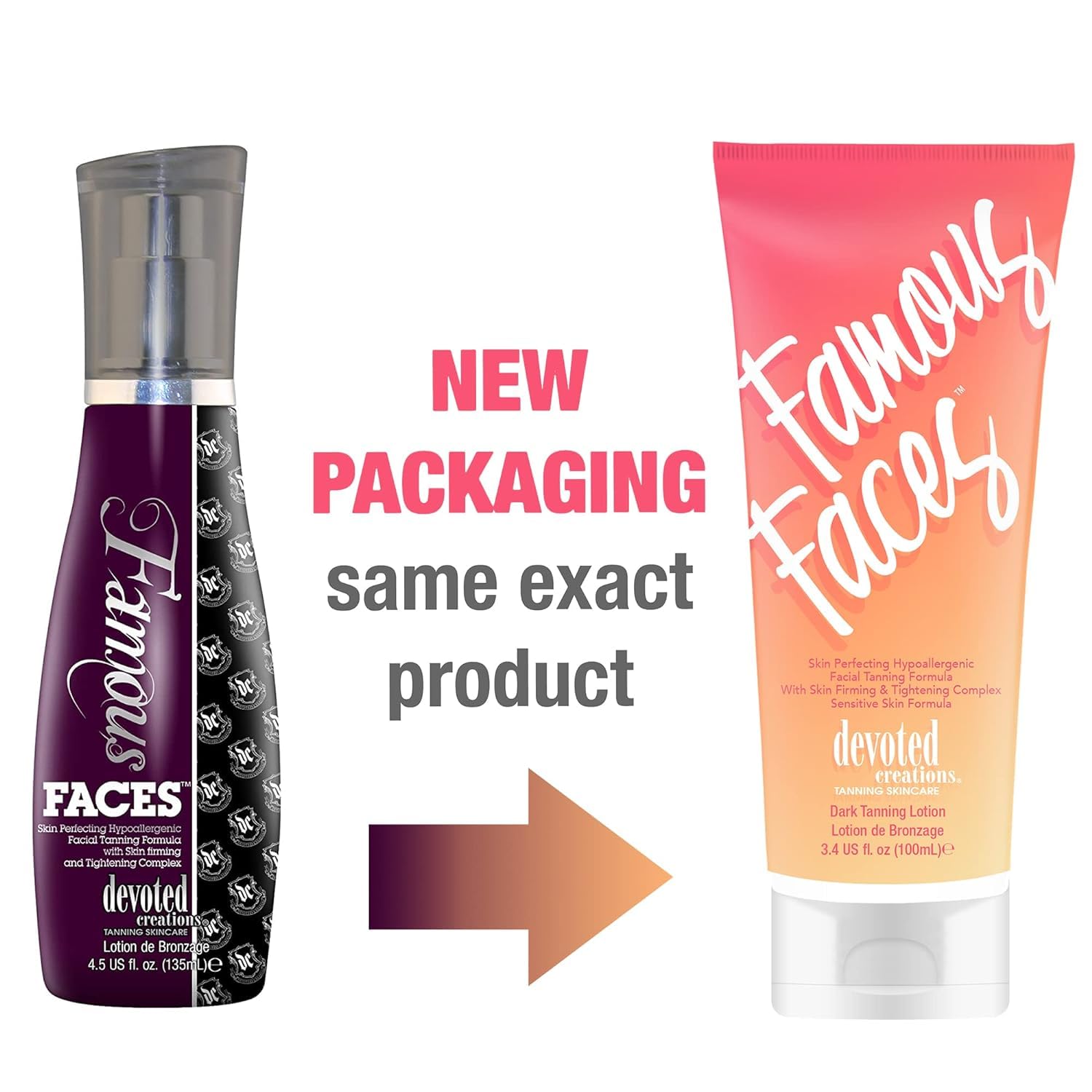 Devoted Creations Famous Faces face application scene showing easy daily use.