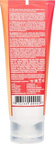 Devoted Creations Famous Faces hypoallergenic formula highlighting gentle facial care.