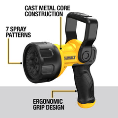 DEWALT Hydro Cannon Nozzle delivers a high-pressure spray for tough cleaning