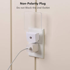 DEWENWILS 3000K warm night light creates a cozy nighttime atmosphere