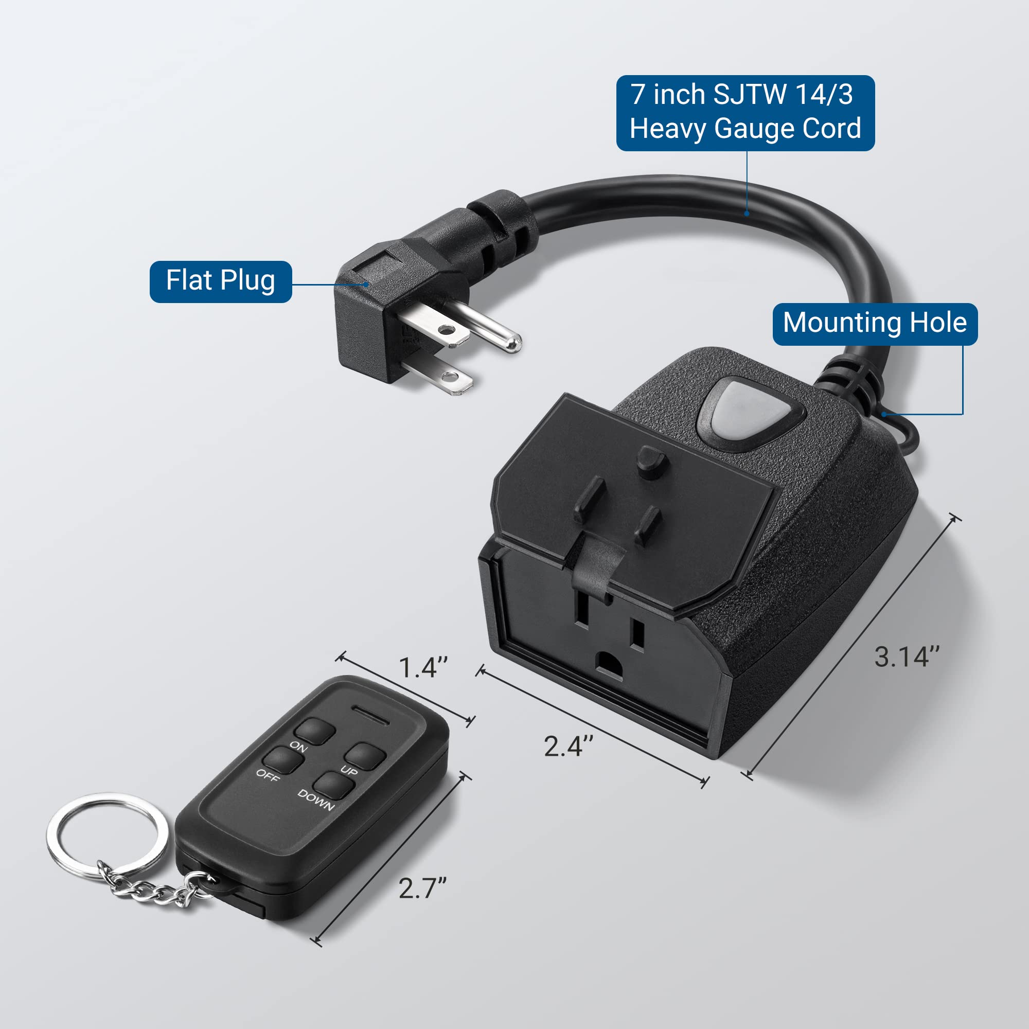 DEWENWILS compatible with LED and tungsten bulbs expands outdoor lighting options