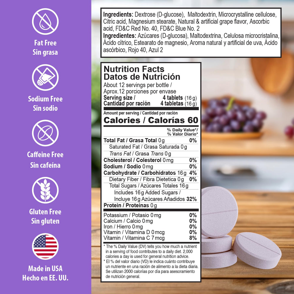 Dex4 pre-measured 4 g servings ensure accurate intake.