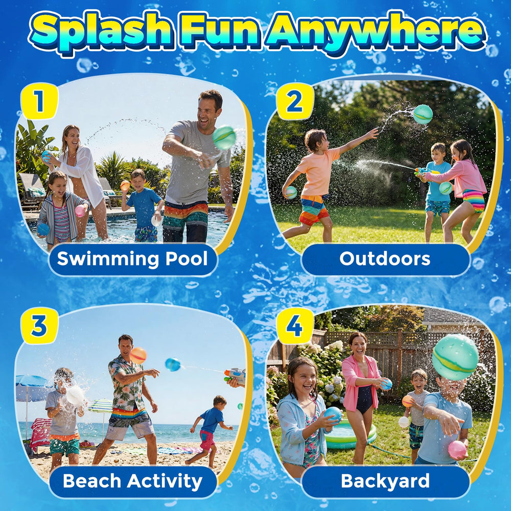 DEXKWEN water balloons are ideal gifts for kids' parties and backyard fun.
