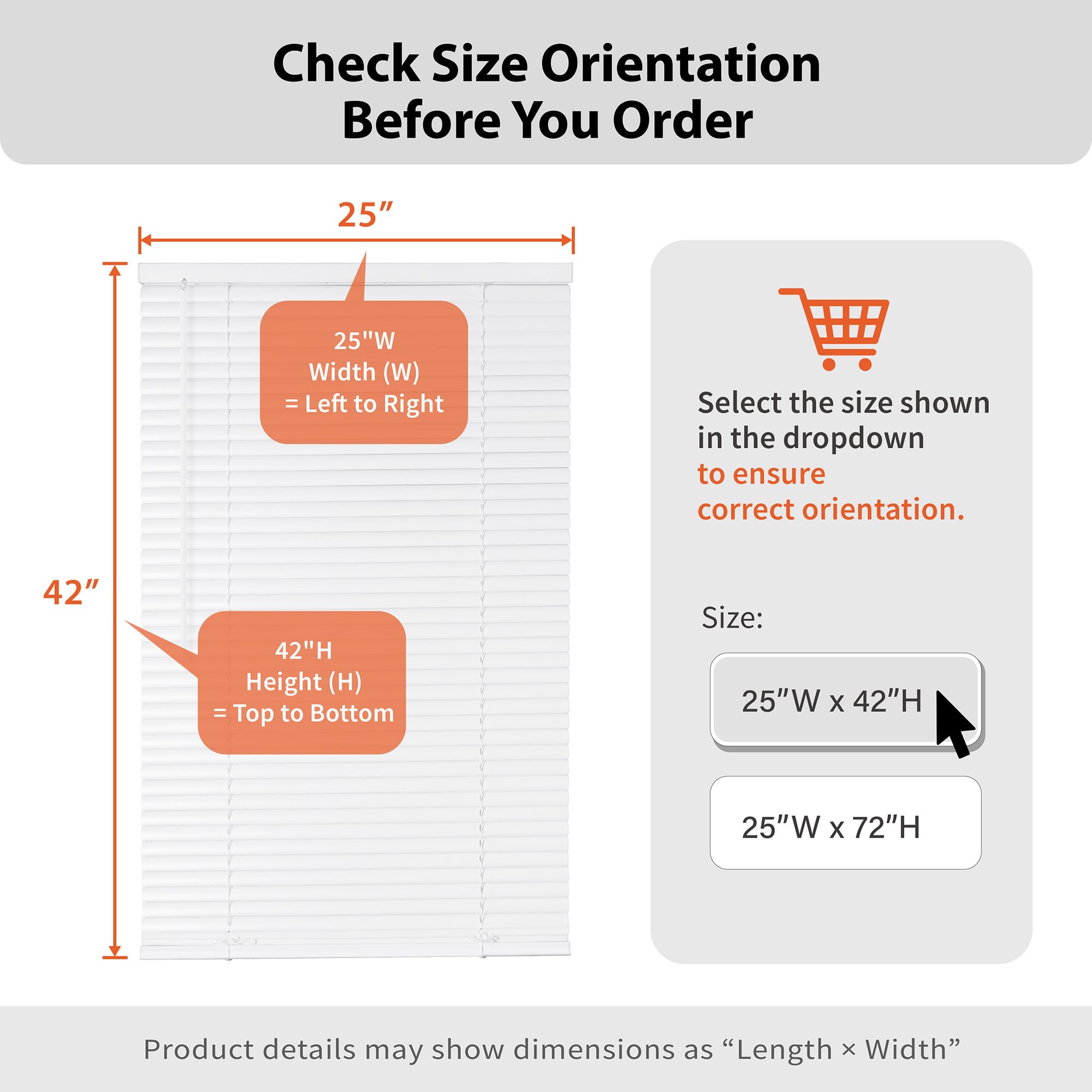 DEZ FURNISHINGS measurement guide image for precise width and height on metal doors.