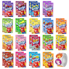 D.F. LUXURY Kool Aid variety box with 18 flavors for easy party prep.