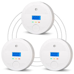 DFGJLVF interconnected detector pack front view highlights compact design for multi-room safety.