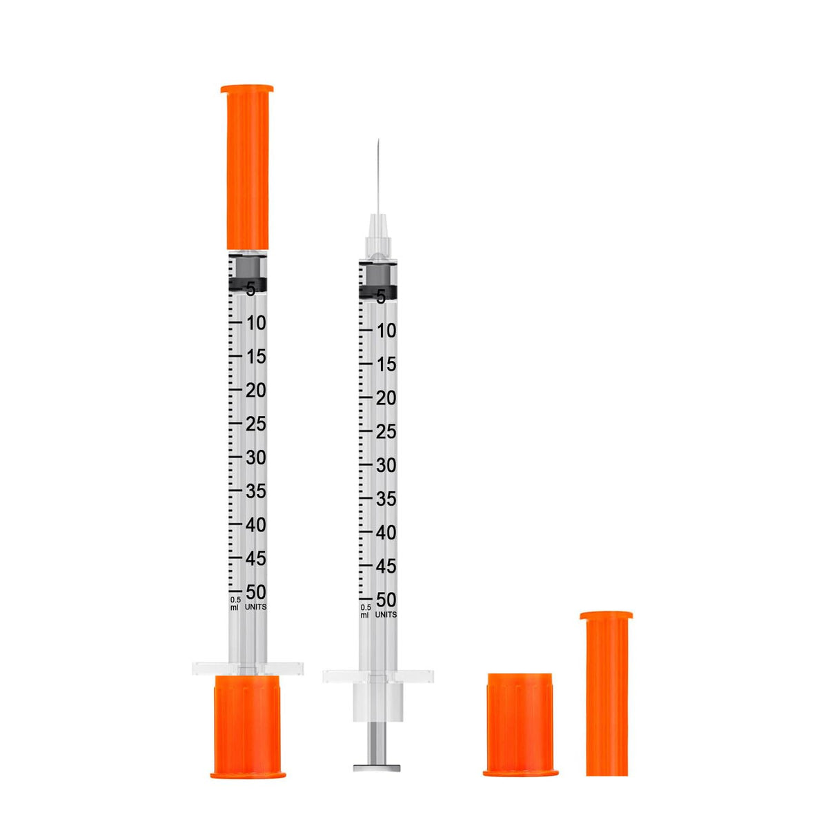 Dfpty 0.5ml syringe with 31G needle ready for precise liquid handling