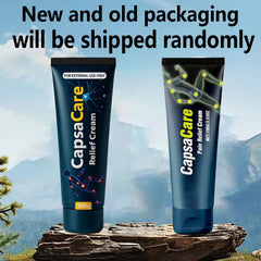 DFTLUUE Capsacare nerve cream ingredients closeup, highlights capsaicin and arnica in action.