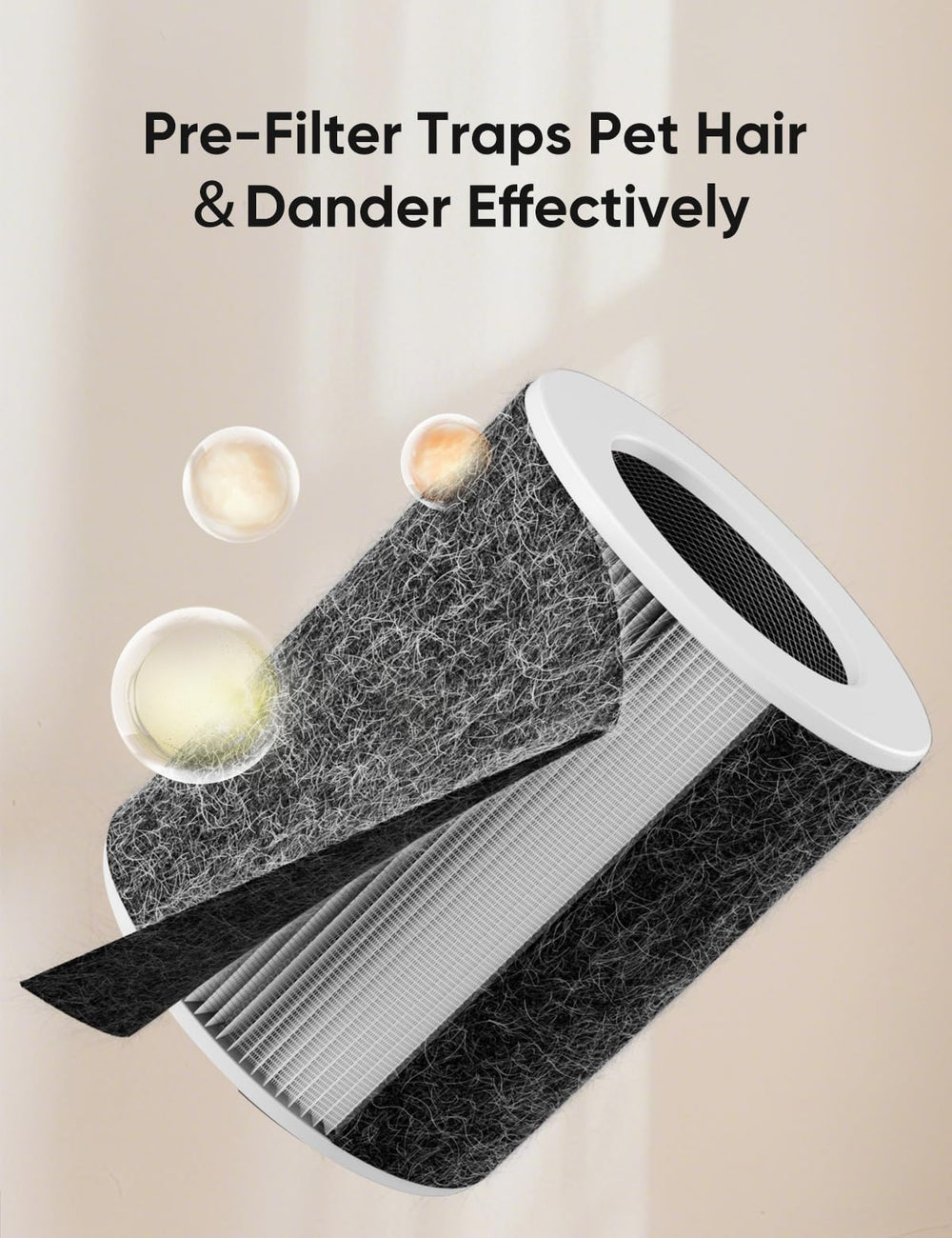 Dhyala pet-friendly design with a safe platform and cord protection.