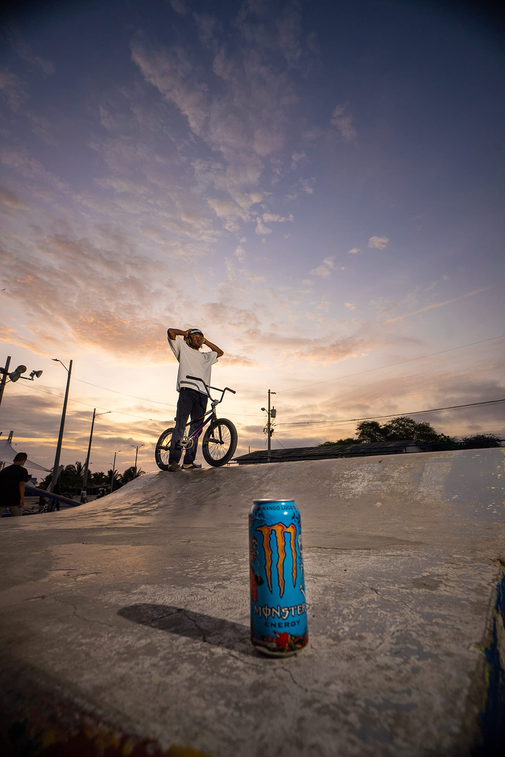 Dia de los Muertos themed scene with Mango Loco energy