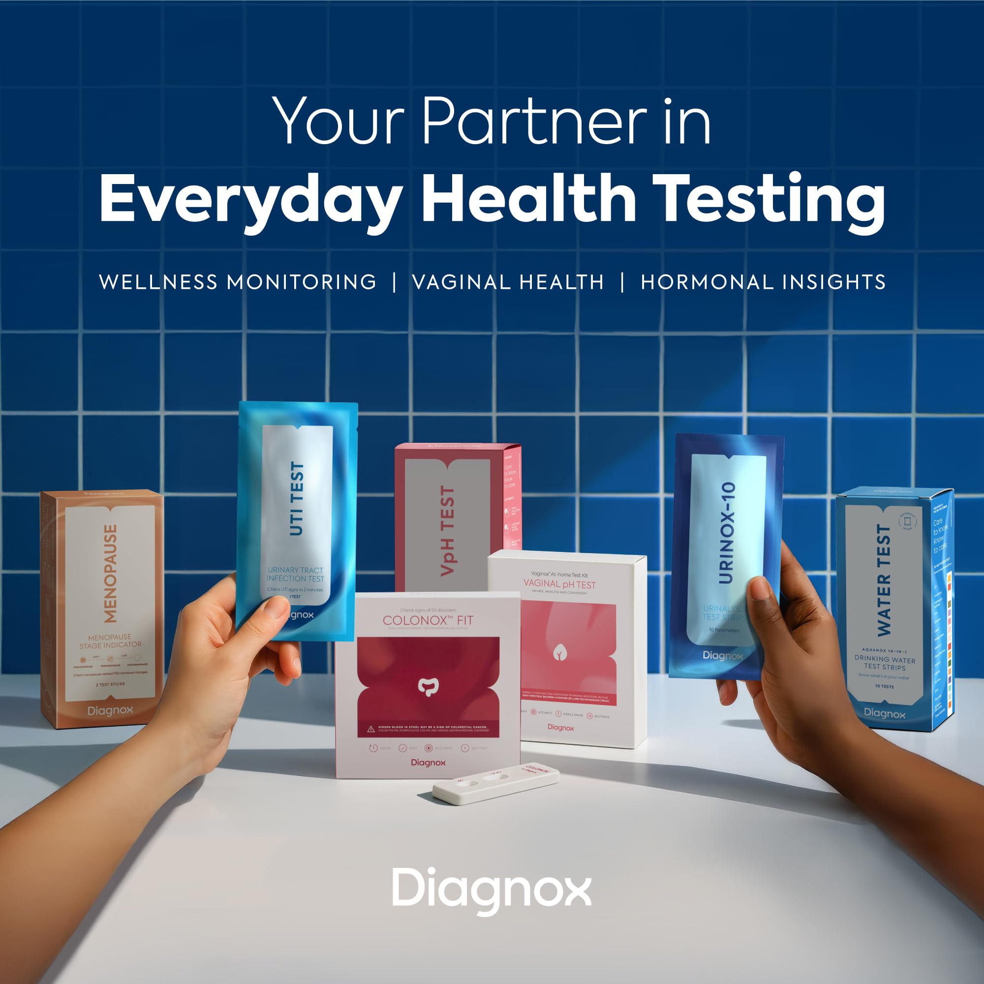 Diagnox Health outdoor activity use helps stay prepared during workouts.