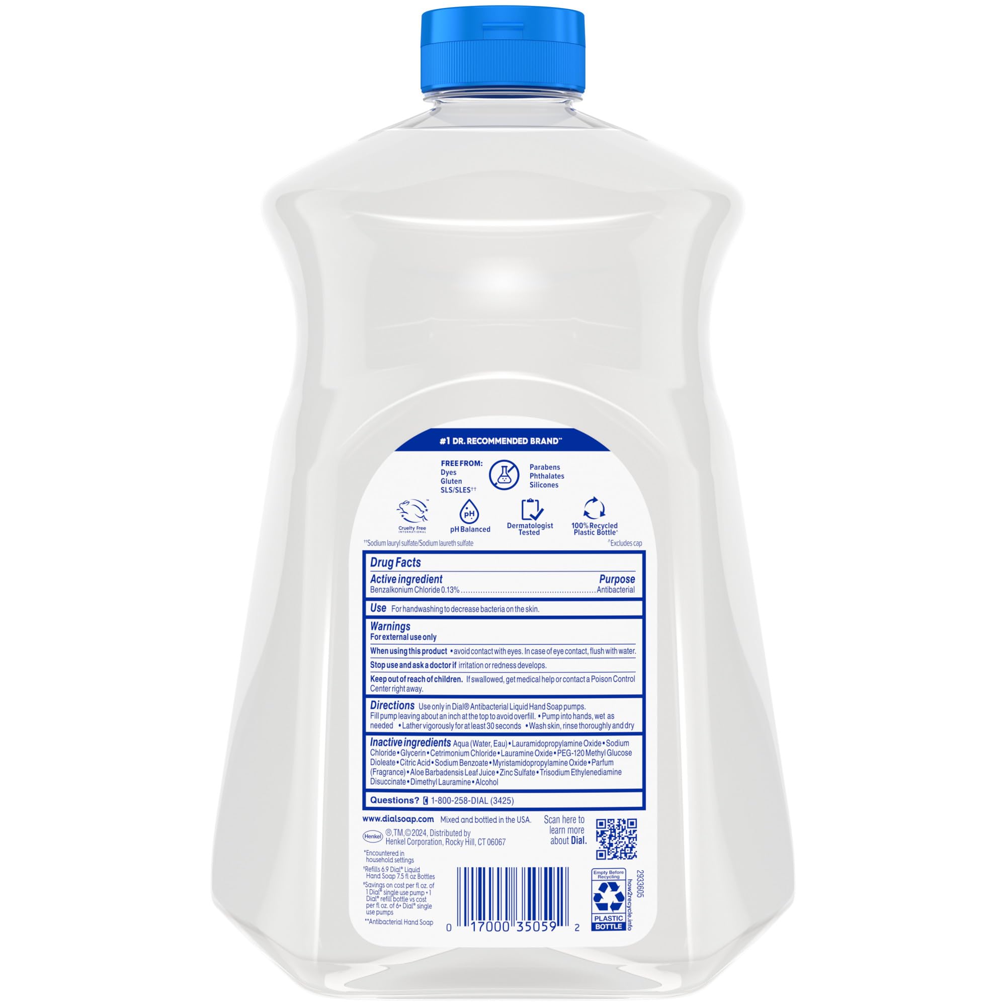 Dial Antibacterial Defense Aloe pack of 3 for households and shared sinks.