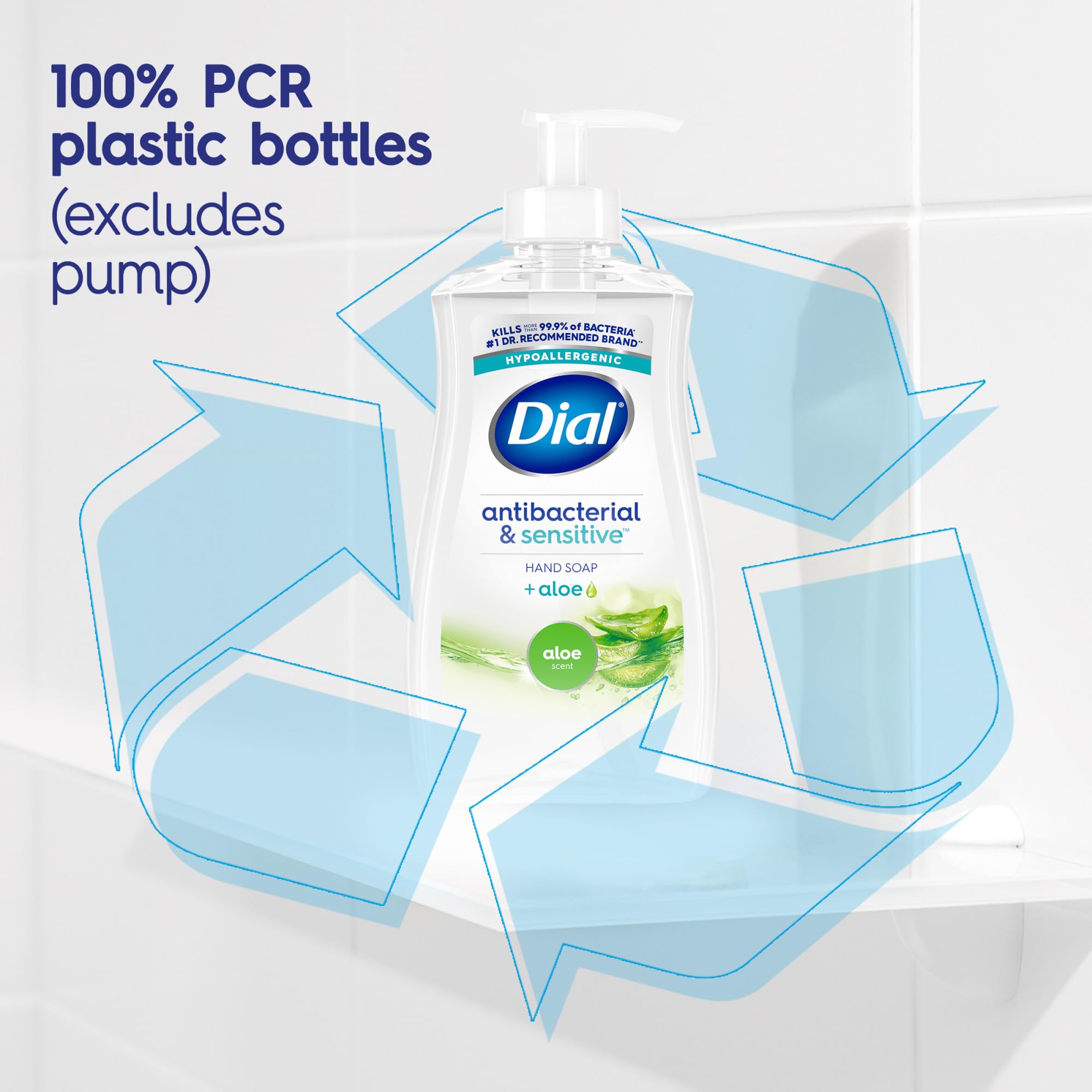 Vegan Dial Antibacterial Defense Aloe formula emphasizes clean, cruelty-free choice.