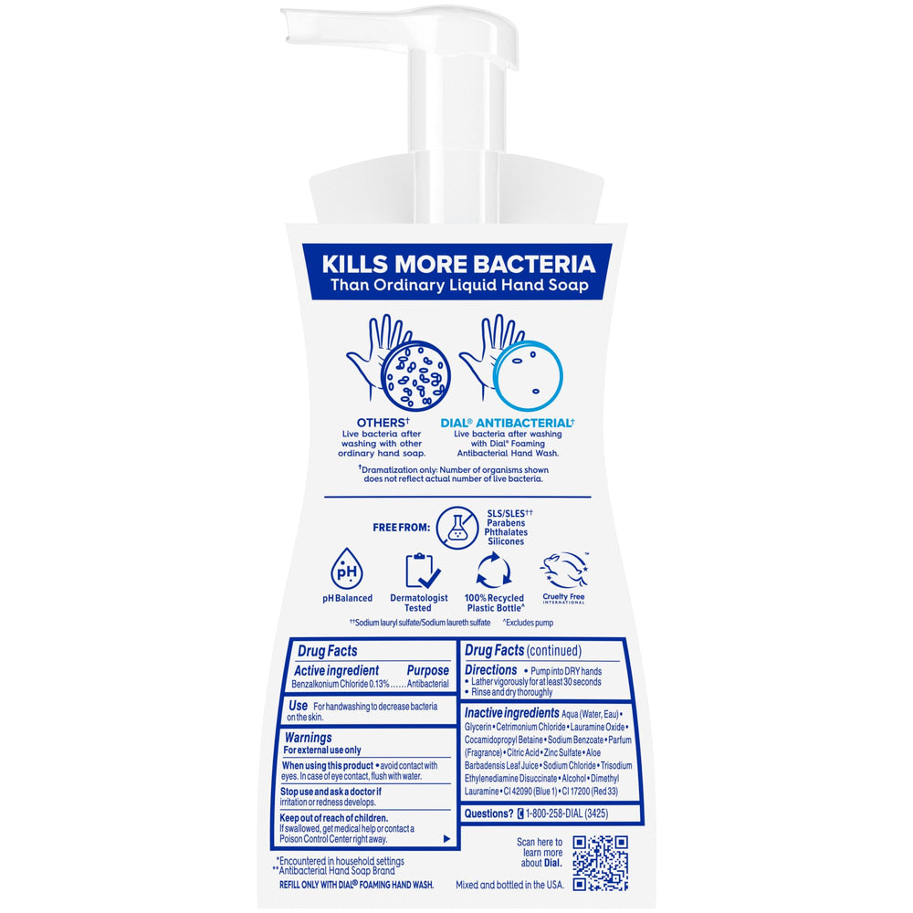 Dial Antibacterial Defense in bathroom sink ideal for shared spaces