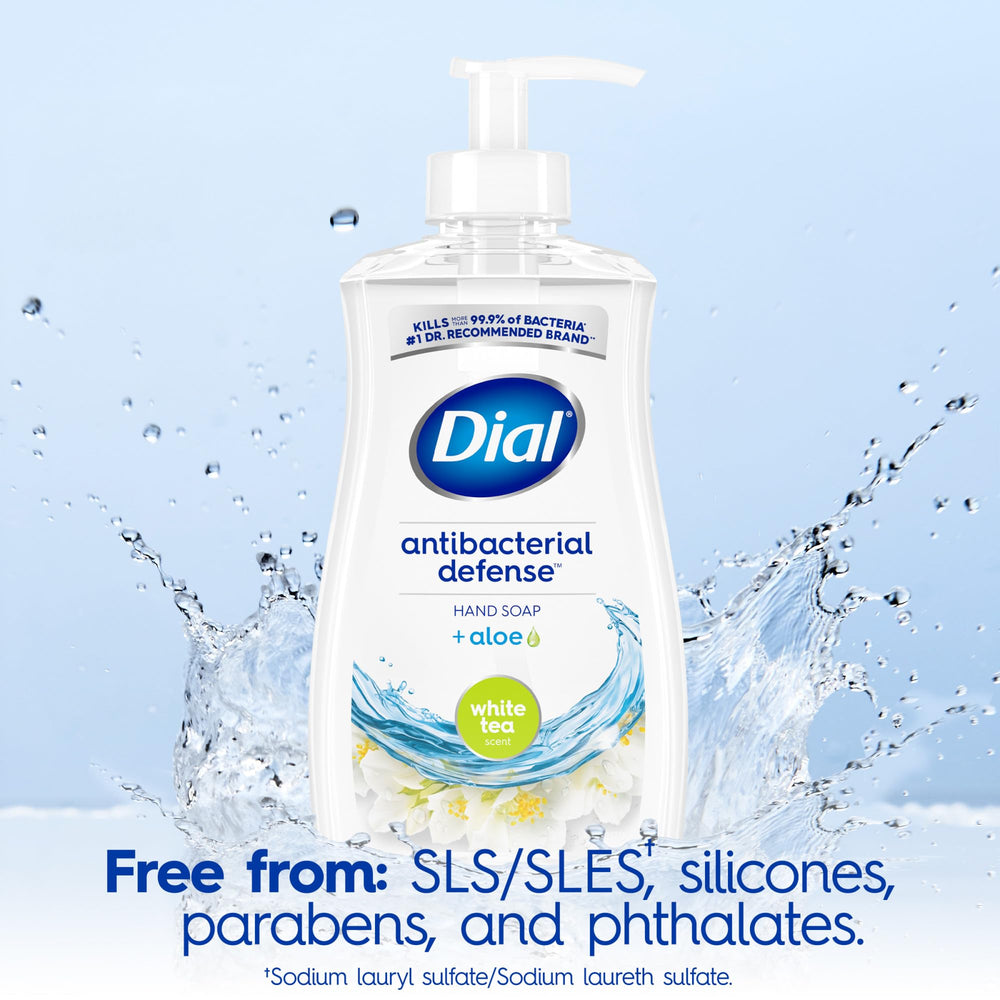 Dial Antibacterial Defense ideal for kitchen and bathroom sinks in busy spaces.