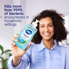Dial Antibacterial Defense pump showing rich lather for deep clean.
