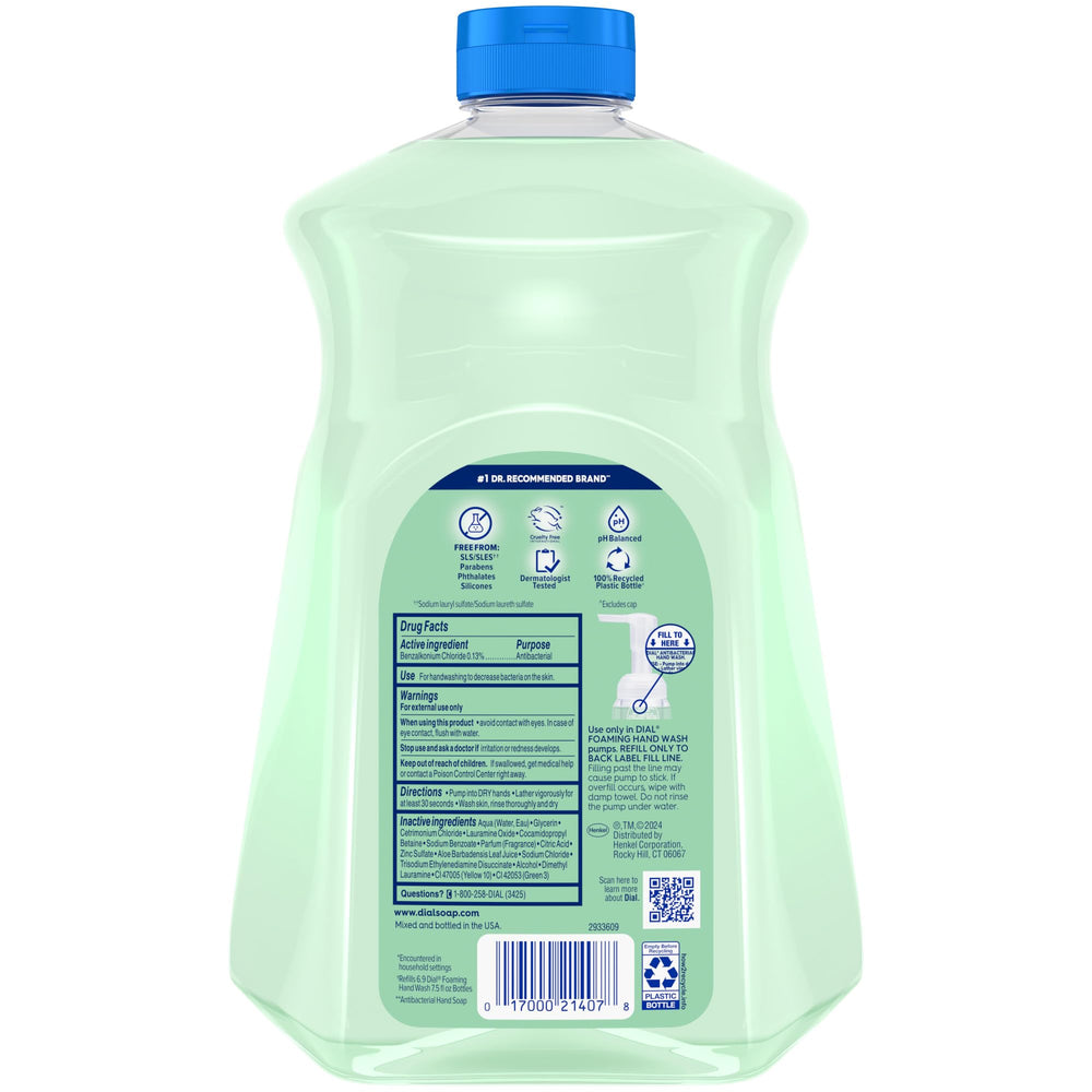 Dial soap in kitchen or bathroom sink scene for high-traffic areas