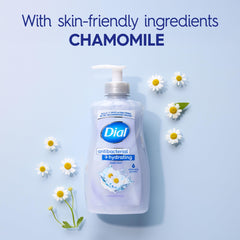 Creamy Dial foam lather on hands during a thorough wash.