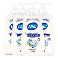 Dial antibacterial hand soap bottle for moisturized hands