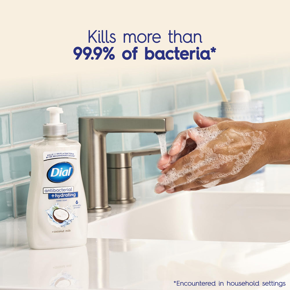 Dial antibacterial hand soap dermatologist-tested