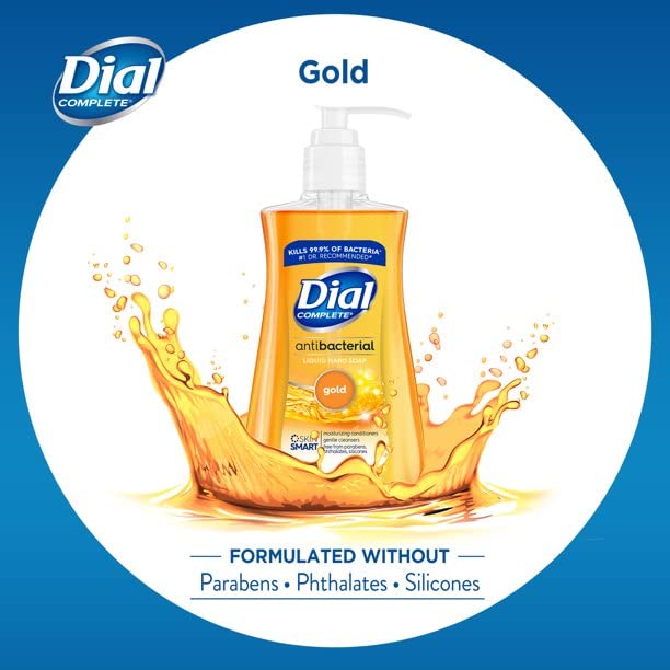 Dial antimicrobial soap applied to hands during outdoor activities for cleansing and refreshment.