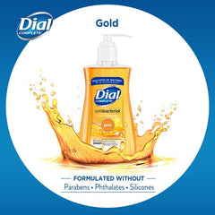 Dial antimicrobial soap applied to hands during outdoor activities for cleansing and refreshment.