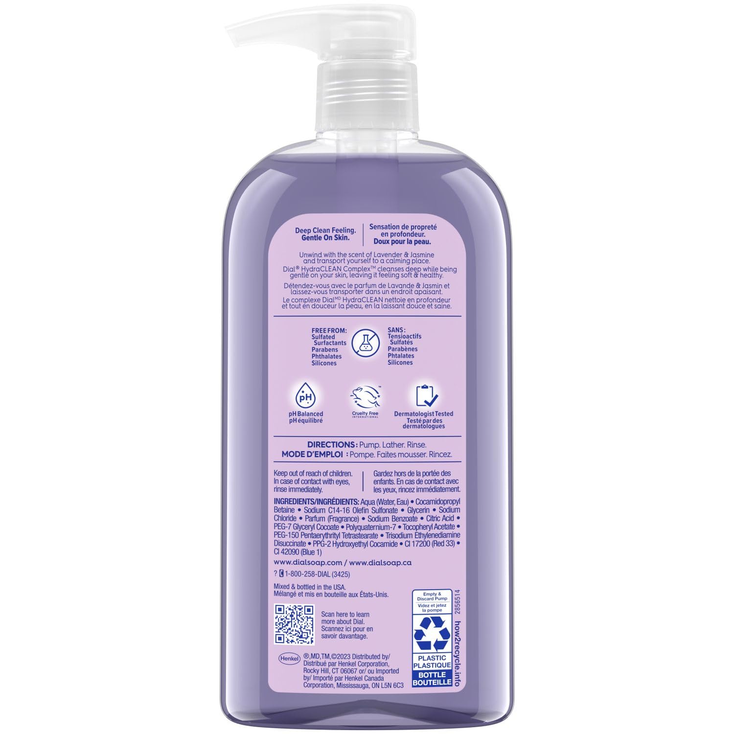Family using Dial body wash in bathroom.