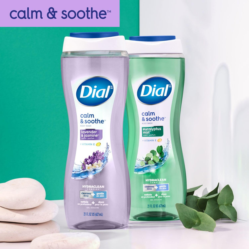 Dial label detail highlights paraben-free formula.