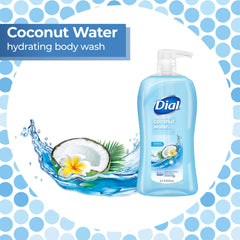Dial Refresh & Renew Coconut Water pump-action bottle enabling quick daily rinse