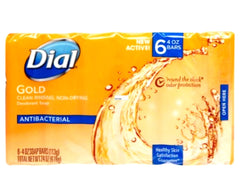 Dial Gold antibacterial soap bar demonstrates creamy lather for daily cleansing.