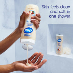 Dial Healthy Hydration bottle front view shows moisturizing formula