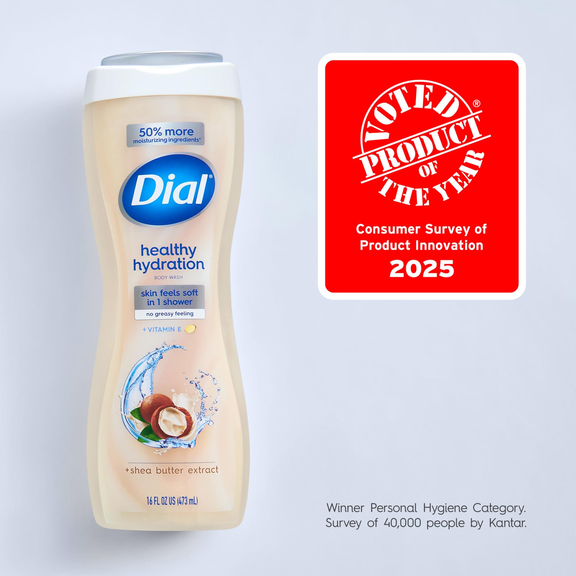 Dial Healthy Hydration hands lather highlights refreshed skin