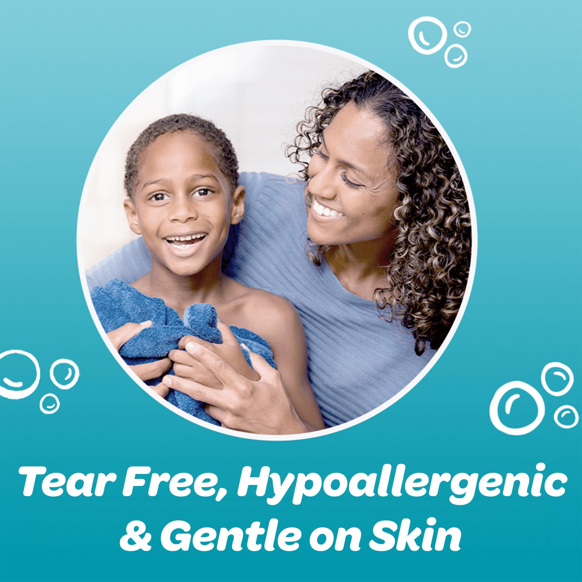 Dial Kids wash foam demonstrates pH-balanced care for sensitive skin.