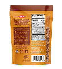Diamond maple walnut snack serving plate – ideal for quick, wholesome snacking moments