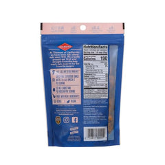 Diamond of California Himalayan Pink Salt Walnut Snack 4oz bag back with nutrition and ingredients.