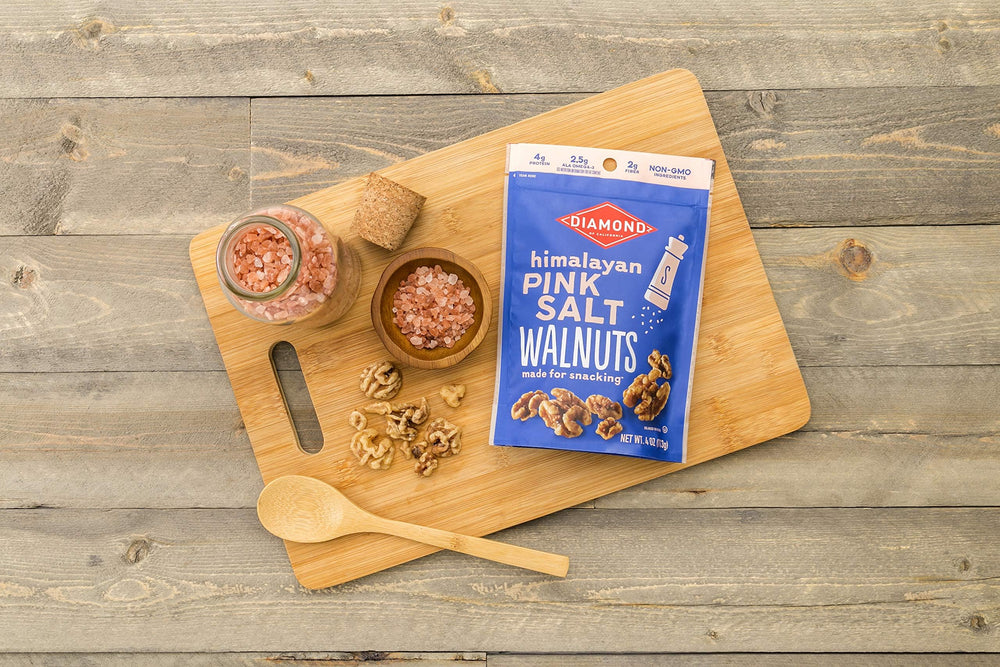Walnut snack on a kitchen counter showcasing versatility and ready-to-eat appeal.