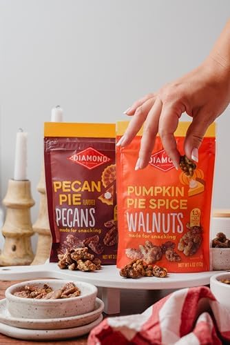 Diamond of California pecan nuts dessert topping: elevates pies and cookies.