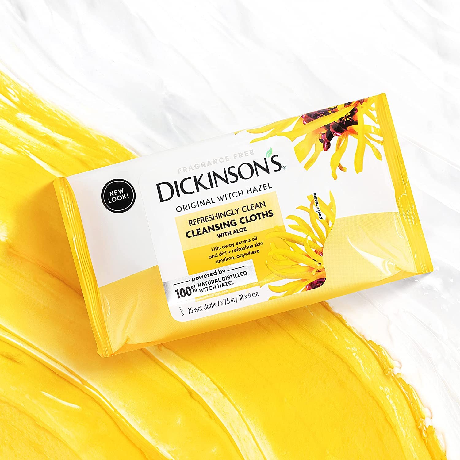 Dickinson's aloe-enhanced witch hazel provides a soothing cleanse