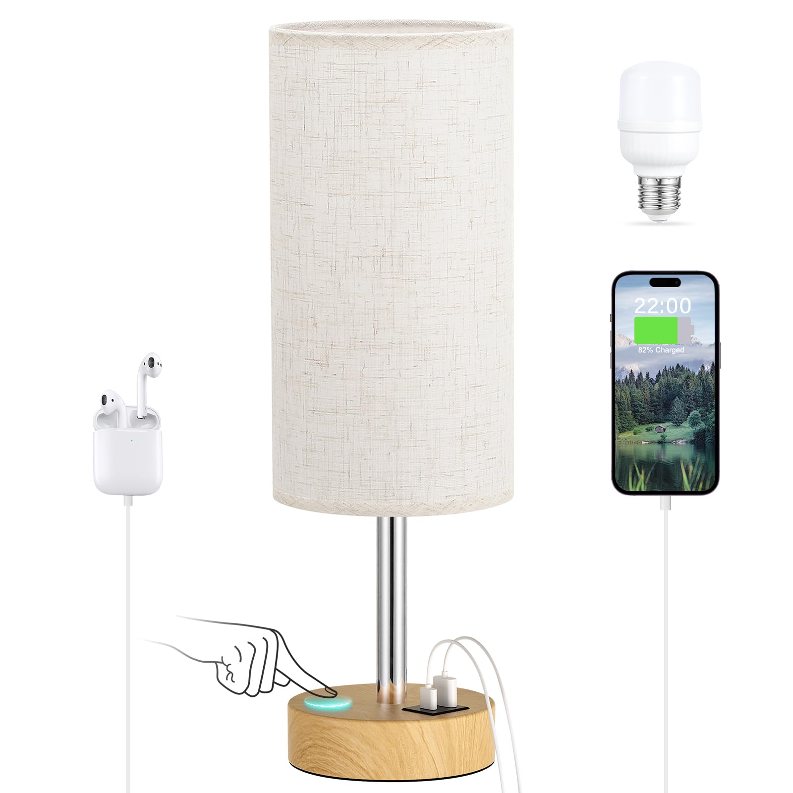 Dicoool lamp positioned on desk in a modern office setup