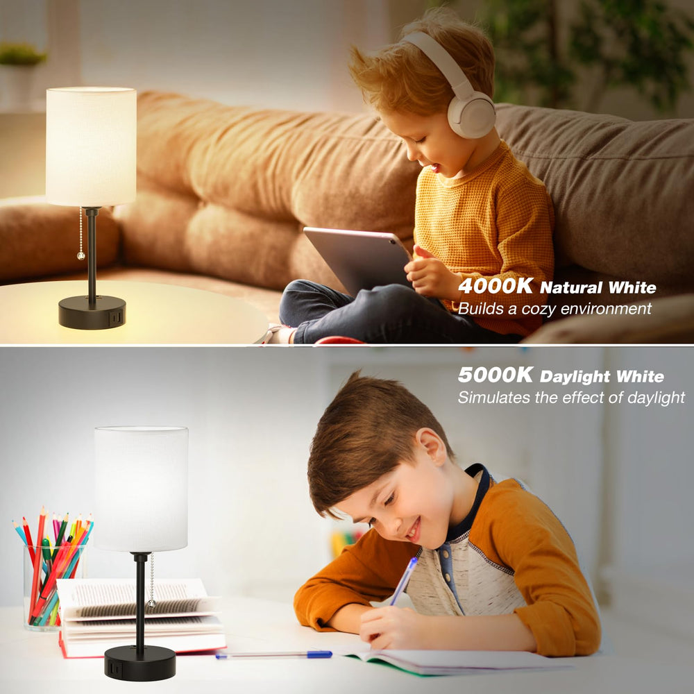 Dicoool included 6W LED bulb for efficient, bright light.