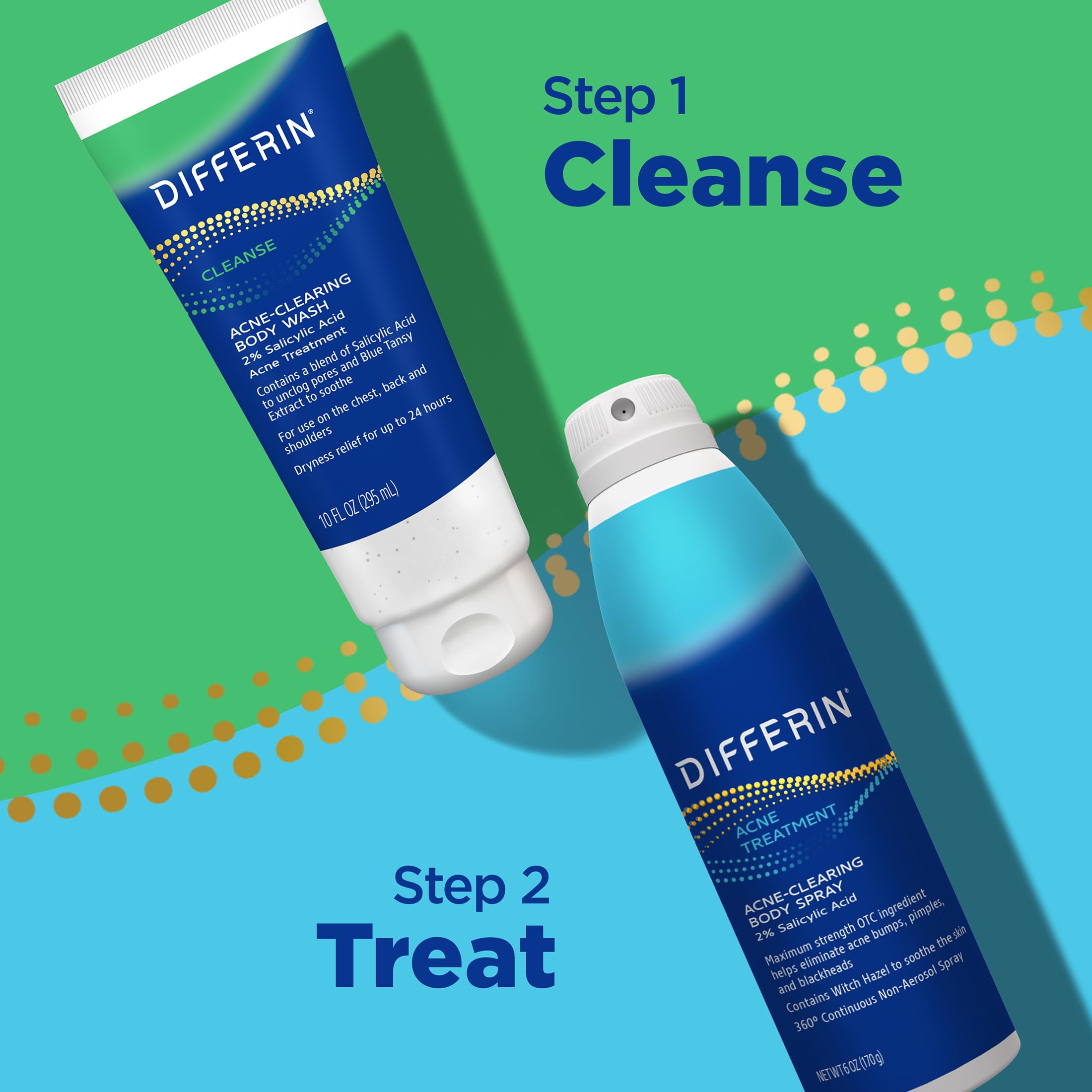 Bottle in hand with fast-drying mist ideal for on-the-go routines.