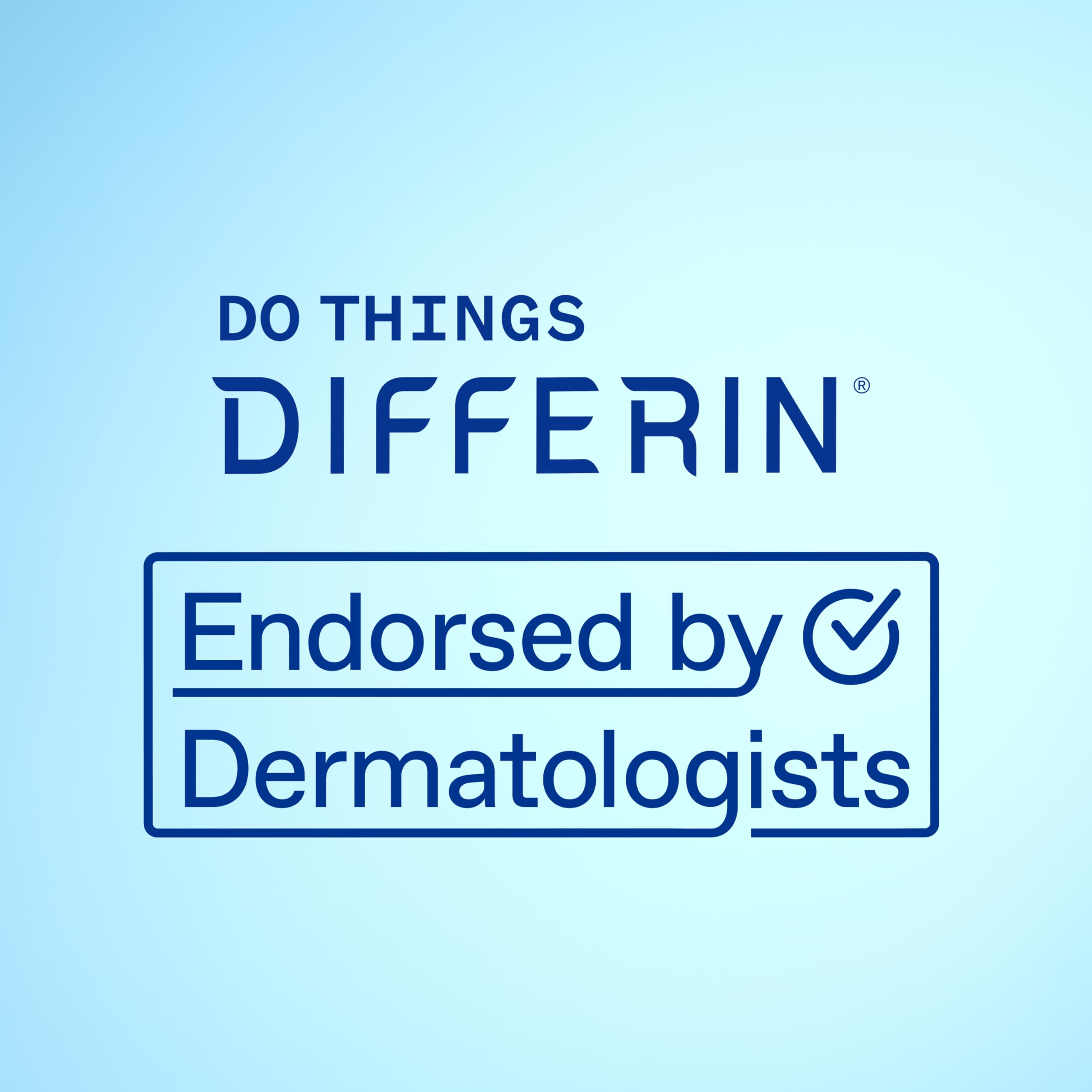 Differin gel tube on white background clearly labeled for daily use.