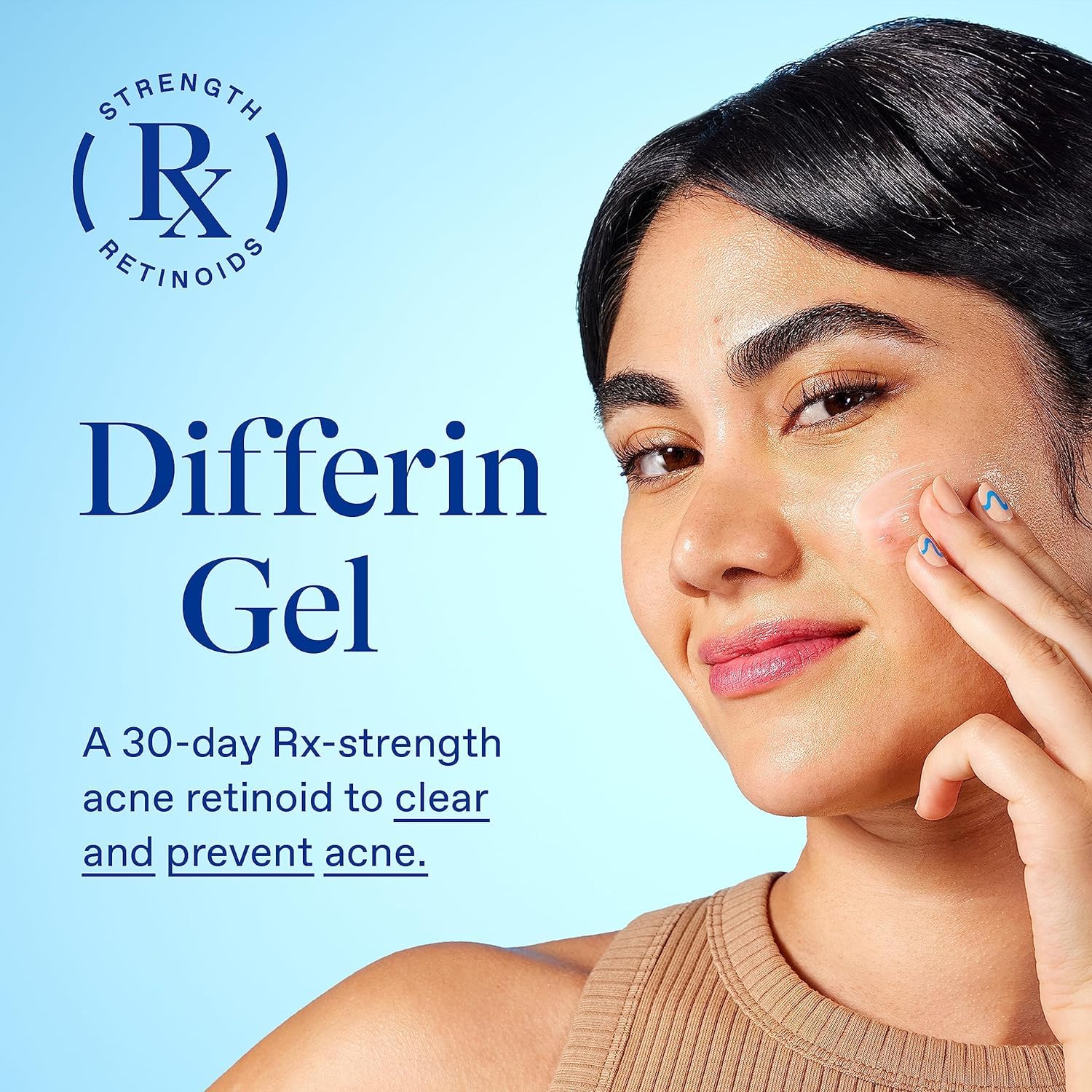 Differin acne skin care kit box front showing complete routine for clearer skin