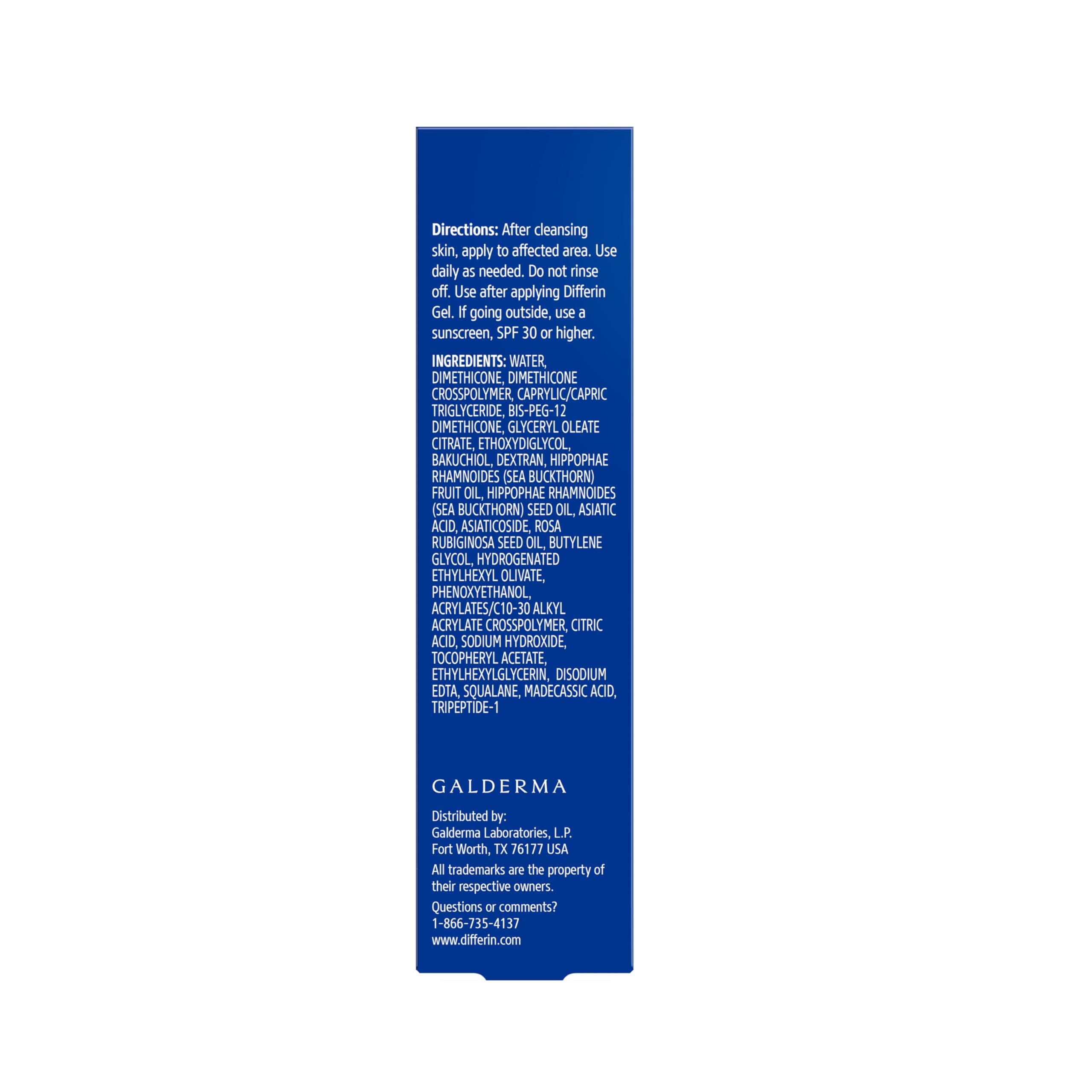 Fragrance-free Differin Resurfacing Scar Gel suitable for sensitive skin