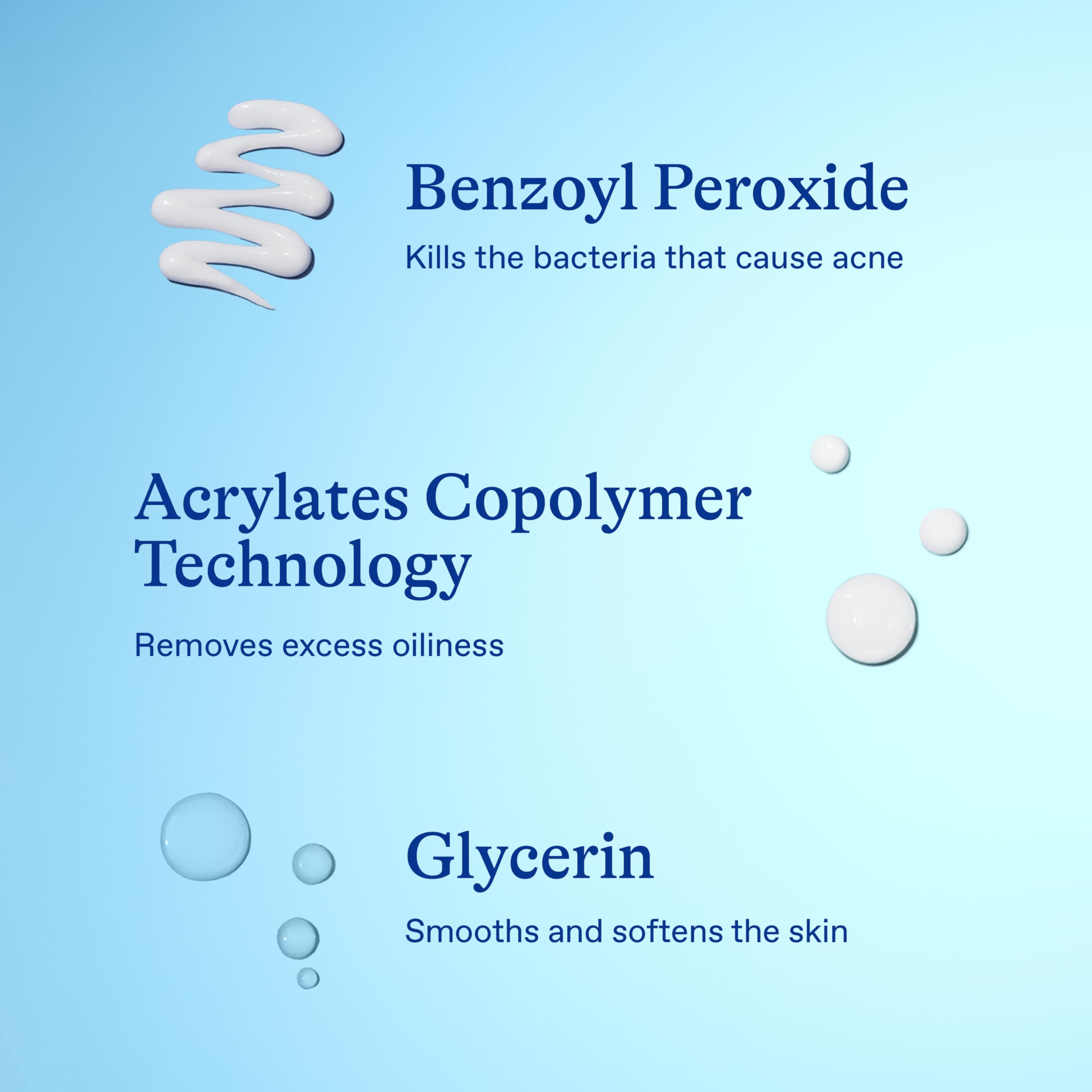 Differin close-up on a clogged pore area.