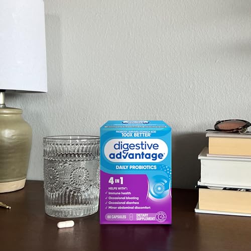 Digestive Advantage label communicates immune and digestive balance benefits.